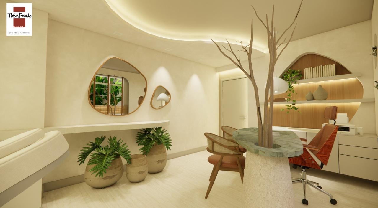 Ambiente de atendimento da Dra. Daniella Andretta na Casa Vitae, espaço de acolhimento